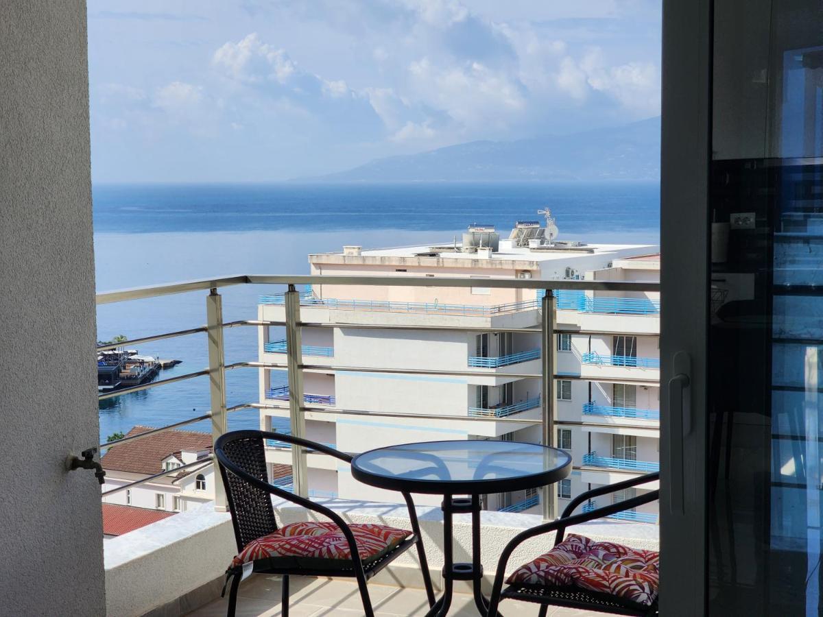 Amazing Sea View Apartment Sarande Ngoại thất bức ảnh