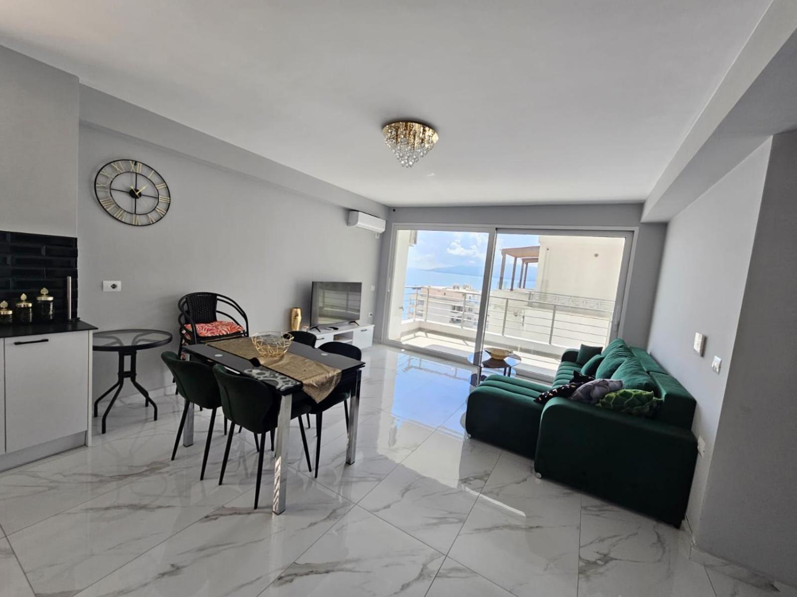 Amazing Sea View Apartment Sarande Ngoại thất bức ảnh
